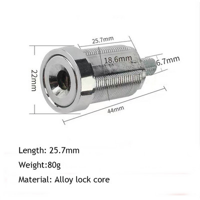 1 ühik 13,5/ 25,8 mm mängusaalimasina osad lühikese sularaha ukse tööriistakasti torukujulised kaameralukud + sama numbriga klahvid arkaadmängumasina jaoks