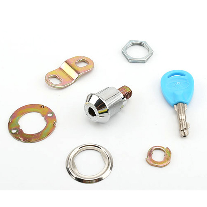 Cilindrinio tipo durų spyna su tuo pačiu numerio raktu geležinė / medinė spintelė Arkadinių žaidimų mašinų priedai „pasidaryk pats“