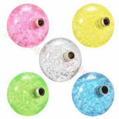 35mm Joystick Ball Maner superior Rocker Cap rotund Joc Arcade Piese de schimb DIY Cristal Roz Galben Albastru Verde Alb 5 buc