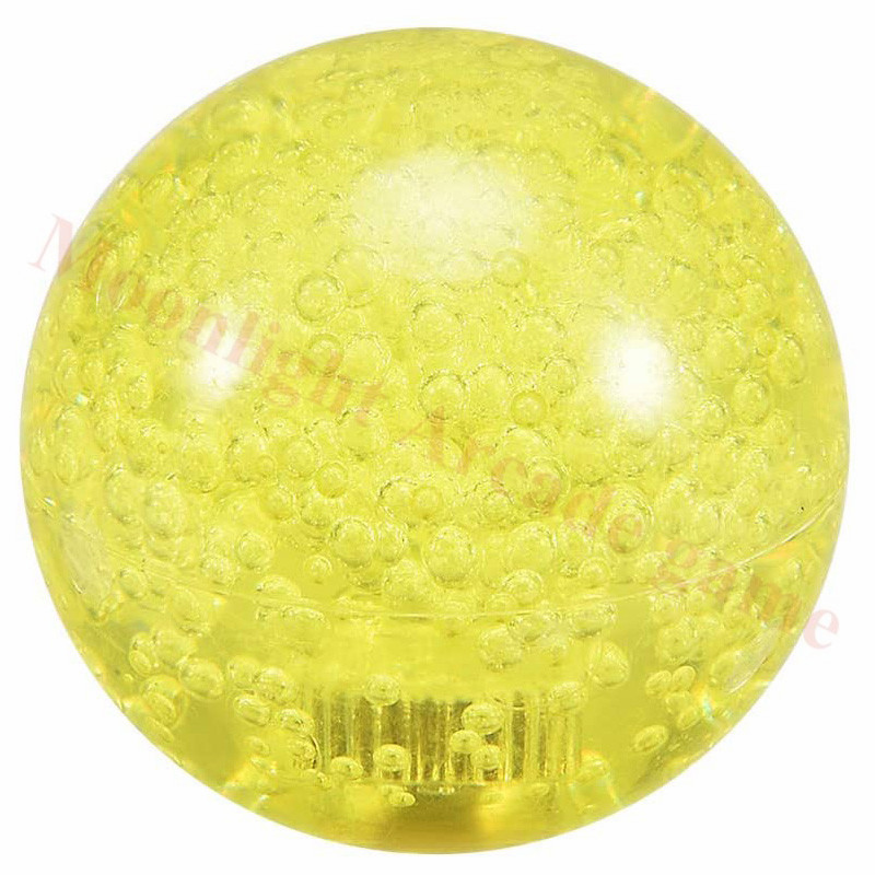 35 mm-es joystick golyós felső fogantyú Rocker kerek fej Árkádjáték barkács alkatrész csere kristály rózsaszín sárga kék zöld fehér 5 db