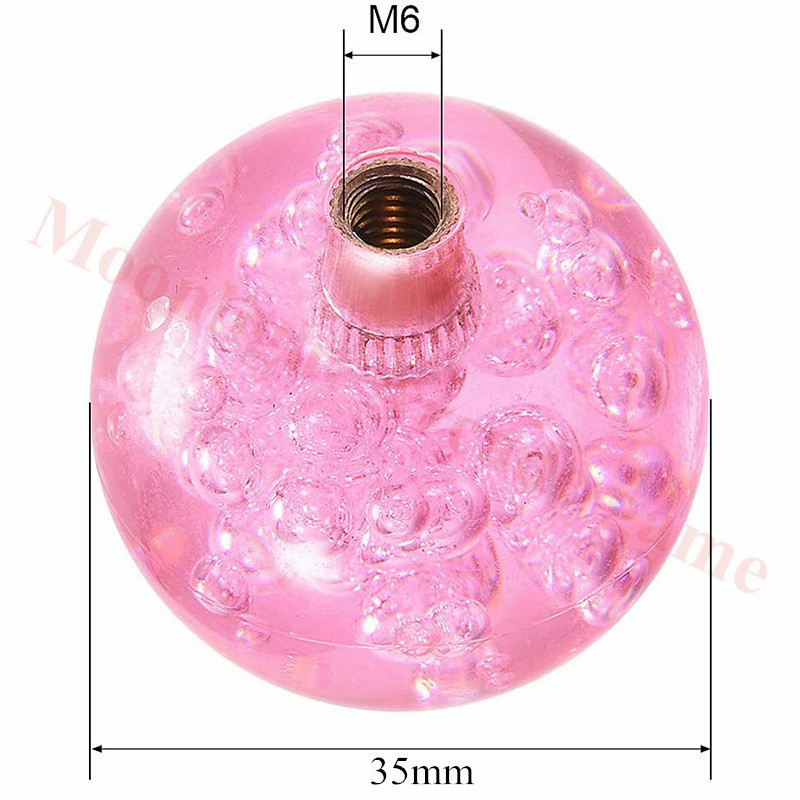 35 mm-es joystick golyós felső fogantyú Rocker kerek fej Árkádjáték barkács alkatrész csere kristály rózsaszín sárga kék zöld fehér 5 db