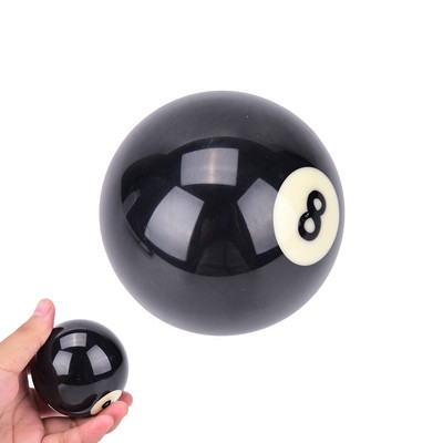 Aštuonių kamuoliukų standartiniai įprasti juodi 8 kamuoliukai EA14 biliardo kamuoliukai #8 biliardo kamuoliuko pakeitimas 52,5/57,2 mm