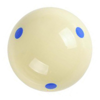 1 τμχ Τυπική μπάλα μπιλιάρδου 57,2 mm Μπλε 6 κουκκίδων - Spot Pool Practice Training Cue Ball 6 Oz - Εσωτερικός εξοπλισμός ψυχαγωγίας 2 1/4"