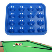Biliardo stalo kamuoliukų padėklas Baseinas kamuoliukų dėklas biliardo kamuoliukų laikymo padėklas 16 kamuolių Pilnas komplektas reguliuojamo dydžio biliardo kamuoliukai
