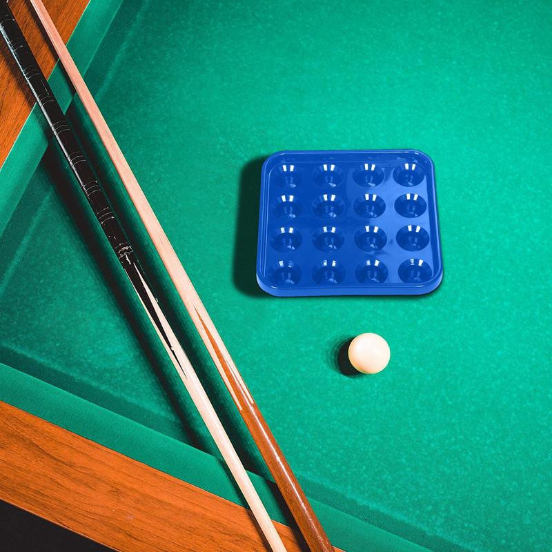 Biliardo stalo kamuoliukų padėklas Baseinas kamuoliukų dėklas biliardo kamuoliukų laikymo padėklas 16 kamuolių Pilnas komplektas reguliuojamo dydžio biliardo kamuoliukai