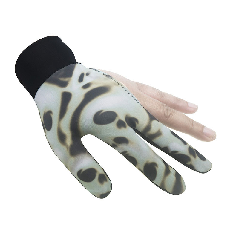 1 buc mănuși de biliard pentru biliard cu trei degete cu trei degete pentru țesături lycra broderie accesoriu de biliard #A