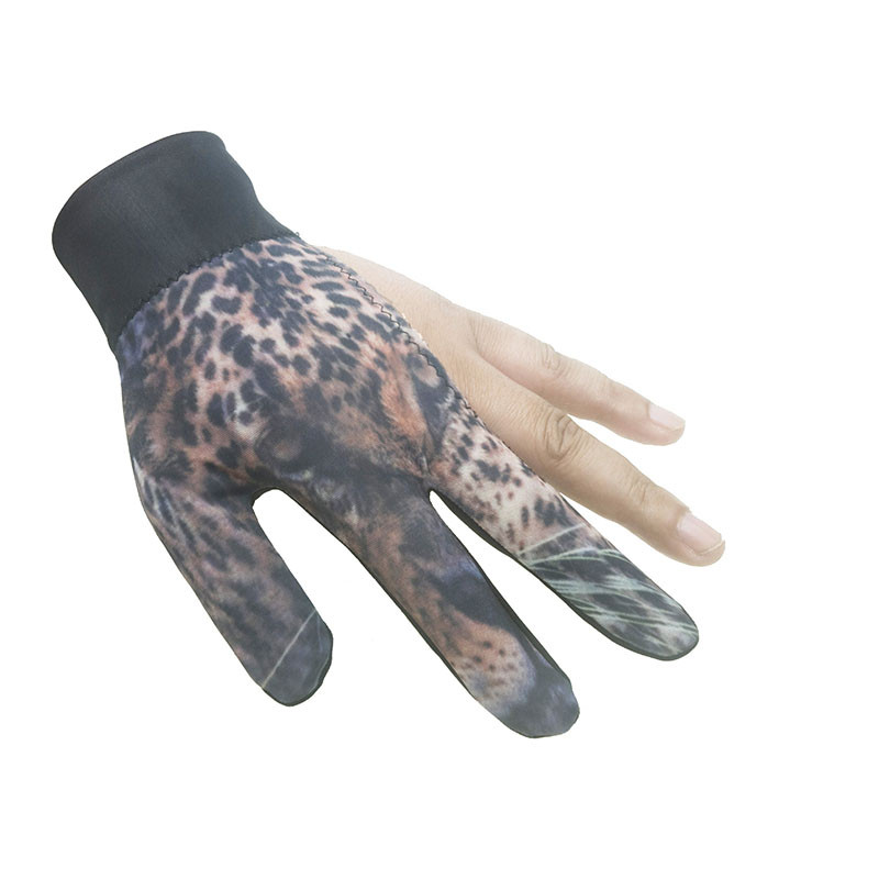 1 buc mănuși de biliard pentru biliard cu trei degete cu trei degete pentru țesături lycra broderie accesoriu de biliard #A