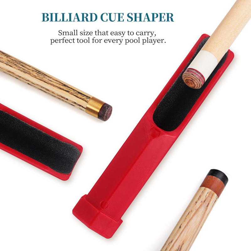 2 tk piljardibasseini otsiku tööriist Piljardibasseini otsiku kujundaja (punane)