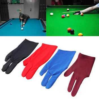 2023 5 ΤΕΜ Spandex Snooker Billiard Cue Pool Γάντια Αξεσουάρ με τρία δάχτυλα