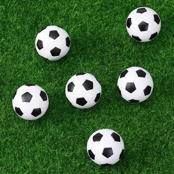 6 бр. Топки за маса 32 mm 36 mm Mini Foosball Kicker Резервни футболни игри на закрито Fussball гъвкави обучени спокойни деца деца деца
