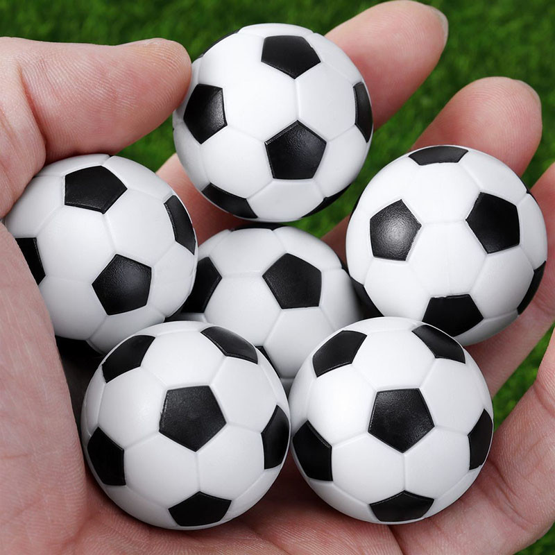 6gab Galda bumbas 32mm 36mm Mini Foosball Kicker rezerves futbols iekštelpu spēles Fussball elastīgi apmācīti, atvieglinātas bērni bērni bērni
