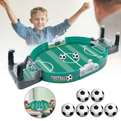 Игра за настолен футбол Универсална футболна маса Интерактивни играчки Настолна игра Настолен пинбол Игра Футбол за възрастни, деца и семейство
