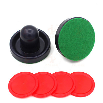 1 komplekts/ 8 gab. Gaisa hokeja aksesuāri Vārtsargi Ripa Filcs Stūmējs Mallet Pieaugušo galda spēles Augstas kvalitātes NoEnName_Null