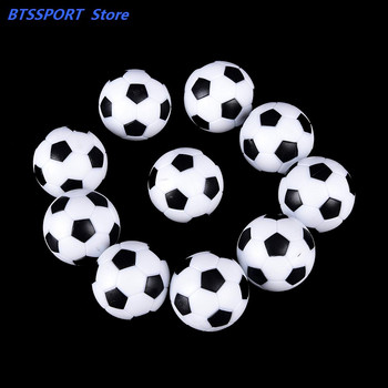 10PCS/Set dia 32mm Пластмасова футболна маса Футболна футболна топка Football Fussball Спортни подаръци Кръгла игра на закрито Високо качество
