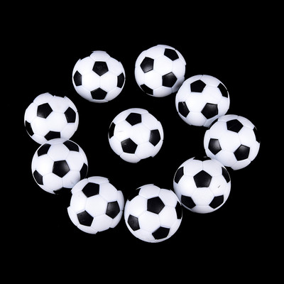 10 bucăți/set dia 32mm din plastic Foosball Fotbal de masă Minge de fotbal Fotbal Fussball Cadouri sportive Joc rotund de interior de înaltă calitate