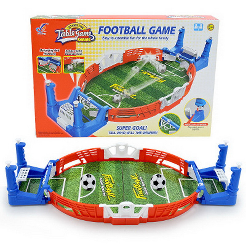 Mini galda futbola galda spēļu komplekts Double Battle iekštelpu ballītes futbola spēles ar bumbām bērnu galda izglītojošas spēļu rotaļlietas