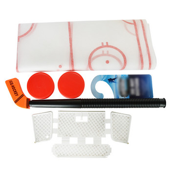 Game Hockey Toalet Puck Sling Board Training Bathroom Toy Aid Set Mini Kids String Table Slingshot Putter Putt Time Green Indoor