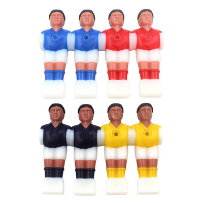 4 Pieces Hard Foosball Men Man Player Miniature Football Players Figure Model