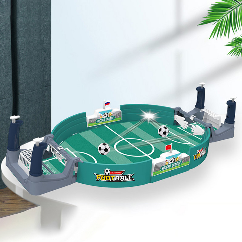 Galda futbols Bērnu galda futbola spēle Divvietīga galda futbola galda vēdera spēle mini futbols galda spēle iekštelpu bērniem