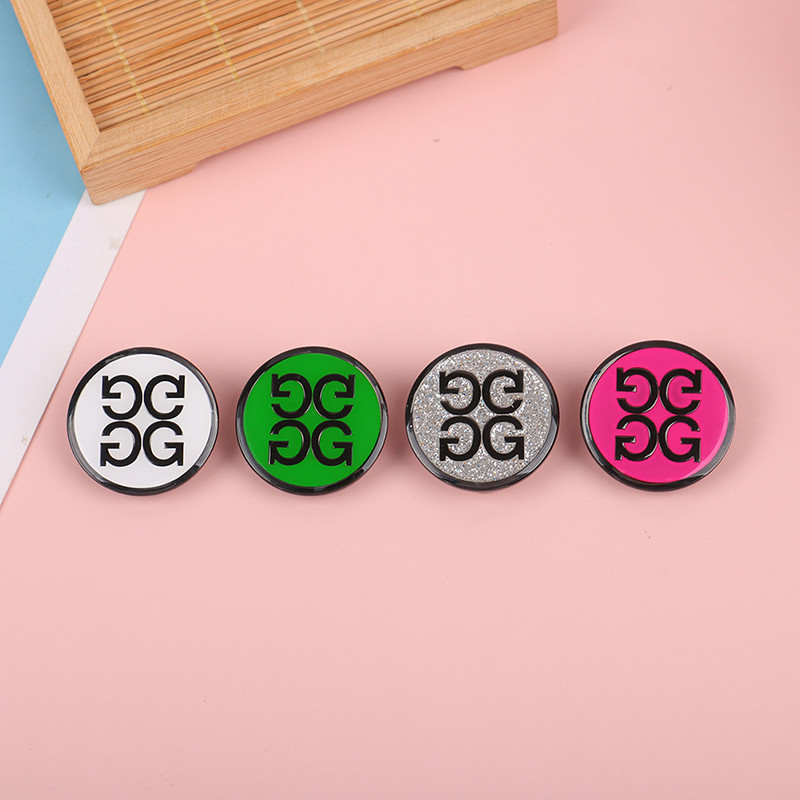 Golfo kamuoliukų žymekliai, skrybėlių segtukai, nuimamas metalinis dangtelio segtukas, lengvai tvirtinamas prie golfo kepuraitės golfo žaidėjo dovanos golfo priedai