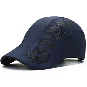 Дишаща мрежеста шапка Мъжка шапка за слънцезащитен крем за свободното време на открито Дишаща мрежеста шапка за голф