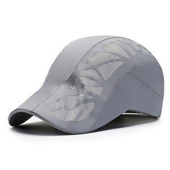 Дишаща мрежеста шапка Мъжка шапка за слънцезащитен крем за свободното време на открито Дишаща мрежеста шапка за голф