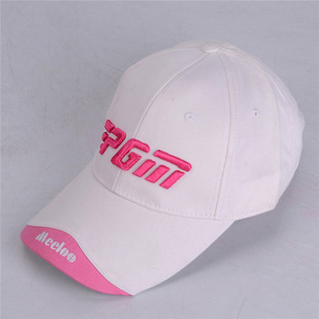 PGM Унисекс шапка за голф Шапки за голф Памучна бейзболна слънцезащитна шапка Дишаща бързосъхнеща горна шапка Спортна шапка с върхове Регулируем диапазон