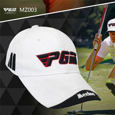 PGM Unisex Golf Hat Golf Caps Cotton Baseball Sunscreen Hat Breathable Quick Dry Top Cap Sport Peaked Cap Adjustable Range