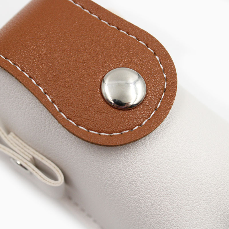 1vnt golfo kamuoliukas PU odos juosmens krepšys golfo dovanai rožinė ruda su pakabinama sagtimi Pakabinti ant diržo Magnetinė sagtis priekyje