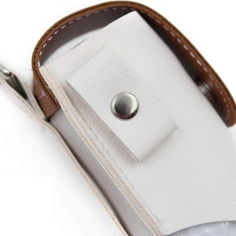 1vnt golfo kamuoliukas PU odos juosmens krepšys golfo dovanai rožinė ruda su pakabinama sagtimi Pakabinti ant diržo Magnetinė sagtis priekyje