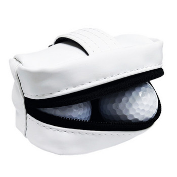 Чанти за носене на открито Калъф за пътуване Чанта за топка за голф Защитна чанта Калъф Преносима чанта за съхранение на кръста PU кожа за голф спортове