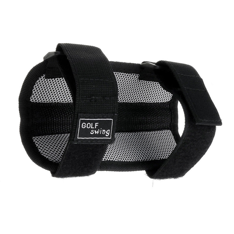 Golfo sūpynės treniruoklis, alkūnės atramos korektorius, skirtas naujam tiesiam nailono juodam 1 vnt.