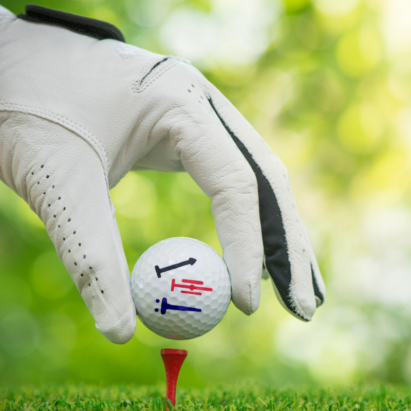 1 tk Ball Line Liner Palli marker Golfitempel pestav kiiresti kuivav logo Kirjatarbed Armsad pitserijoonistuste joondamise tööriist