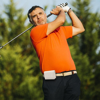 Защитна чанта за далекомер за голф Пакет за далекомер за голф PU защита Калъф за далекомер за голф Чанта за аксесоари за голф