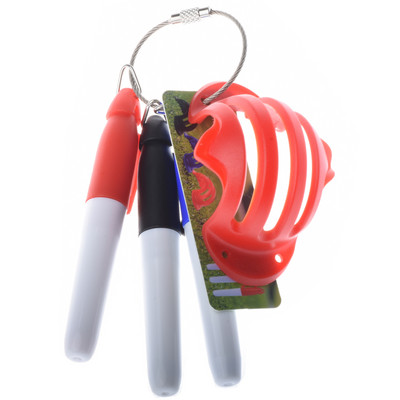 Minge de golf Triple Track 3 Line Marker Stencil +3 Pen Marcator pentru minge de golf Linie Ajutoare pentru poziționare Instrument de exterior Accesorii de golf