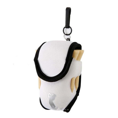 1PC geantă mică de minge de golf Mini pachet de talie Geantă pentru minge de tricou Suport din neopren Geanta de sport pentru mingi de antrenament de golf în aer liber Husă pentru tricouri