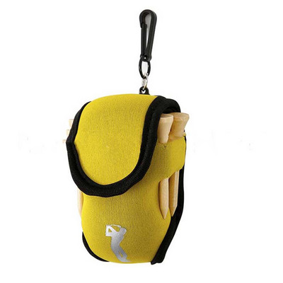 1PC geantă mică de minge de golf Mini pachet de talie Geantă pentru minge de tricou Suport din neopren Geanta de sport pentru mingi de antrenament de golf în aer liber Husă pentru tricouri