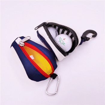 Μίνι φερμουάρ Μικρή τσάντα για μπάλα γκολφ Αξεσουάρ γκολφ Τσάντες Skull Husky αθλητικά είδη φορητές τσέπες 2 χρώματα