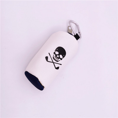 Mini cipzáras kis golflabda táska golf kiegészítők táskák koponya husky sportszerek hordozható zsebek 2 színben