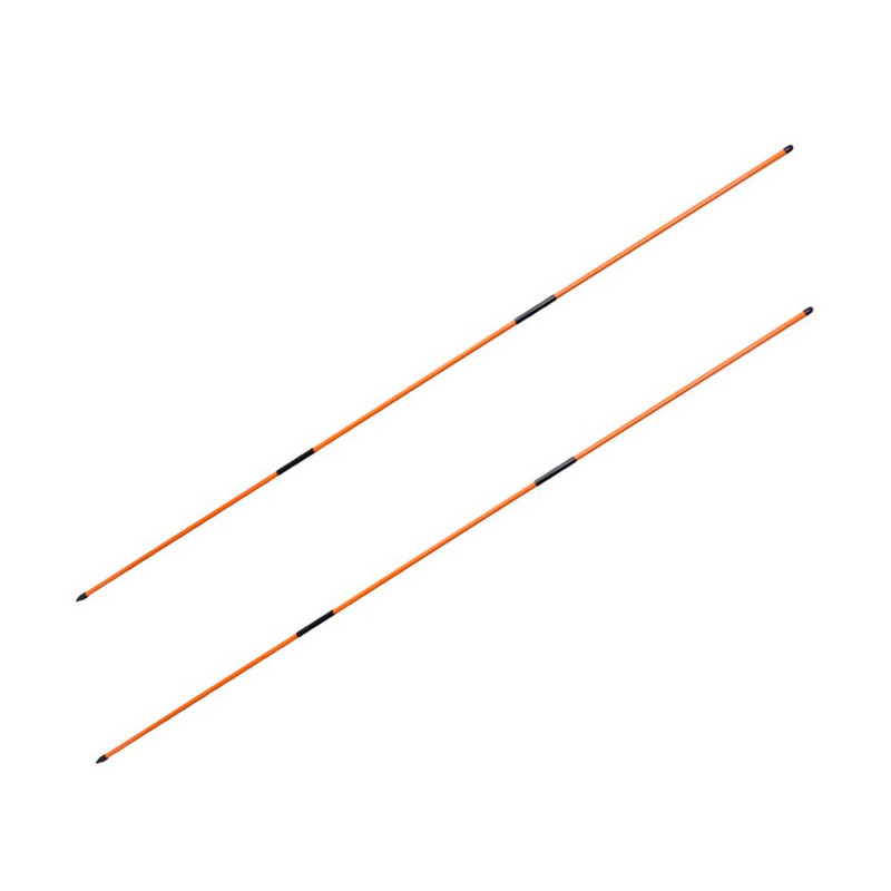 2 tk 48-tolline golfi joonduskepi panemise treeningabi golfioskuste parandamiseks Palli asendi punktid Kiigeltasand oranž klaaskiud