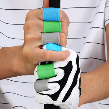 Golf Finger Sleeves Κούνιες σιλικόνης 8 τμχ Σετ Gel Protector για άρθρωση δακτύλων, αντιολισθητικό και ανθεκτικό στη φθορά, λουράκι για δάχτυλα γκολφ