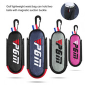 Golflabda tárolótáska mágneses gombos nyitás Könnyen hozzáférhető Nedvességálló golflabdák hordható zsebes rendezőtok kültéri használatra