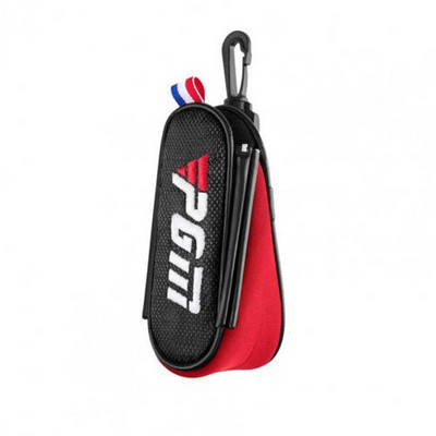 Golflabda tárolótáska mágneses gombos nyitás Könnyen hozzáférhető Nedvességálló golflabdák hordható zsebes rendezőtok kültéri használatra