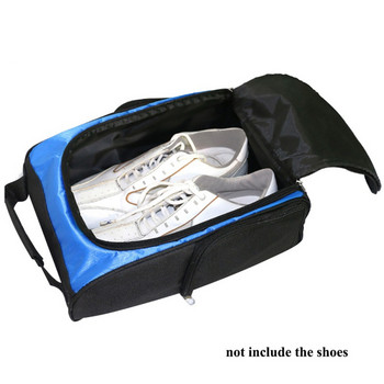 Αναπνεύσιμη φορητή τσάντα παπουτσιών γκολφ μεγάλης χωρητικότητας νάιλον αδιάβροχο φερμουάρ Ανδρική και γυναικεία τσάντα για παπούτσια γκολφ εξωτερικού χώρου