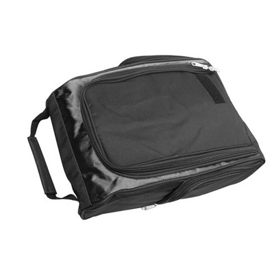 Légáteresztő, hordozható golfcipőtáska, nagy kapacitású nylon vízálló cipzáras férfi és női utazó kültéri golfcipőtáska