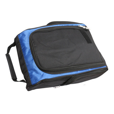 Légáteresztő, hordozható golfcipőtáska, nagy kapacitású nylon vízálló cipzáras férfi és női utazó kültéri golfcipőtáska