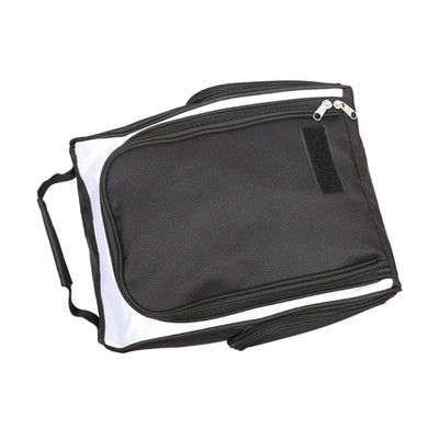 Légáteresztő, hordozható golfcipőtáska, nagy kapacitású nylon vízálló cipzáras férfi és női utazó kültéri golfcipőtáska