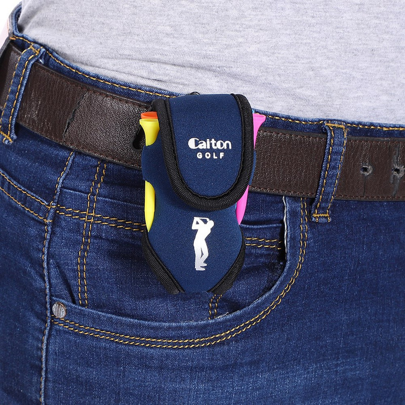 Suport pentru sac de minge de golf mic cu minge și tricouri de golf Set de cuie Pachet husă mică pentru talie Accesorii de golf Ajutoare pentru antrenament