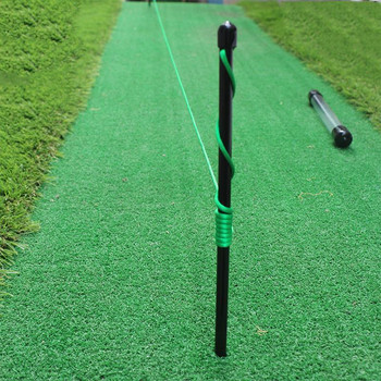 Учебни пособия за тренировки по насочване на голф Упражнения за тренировка на удари Пръчки за подравняване на голф Drop Ship Голф суинг Колчета за насочване на струни