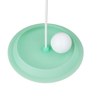 Εσωτερικό Golf Putting Hole Cup Practice With Flag Putter Trainer Βοηθήματα προπόνησης εξωτερικού χώρου Προμήθειες Τρία χρώματα για επιλογές